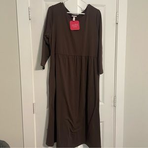NWT Thick Fall/Winter Maternity Dress by Isabel Maternity- XXL